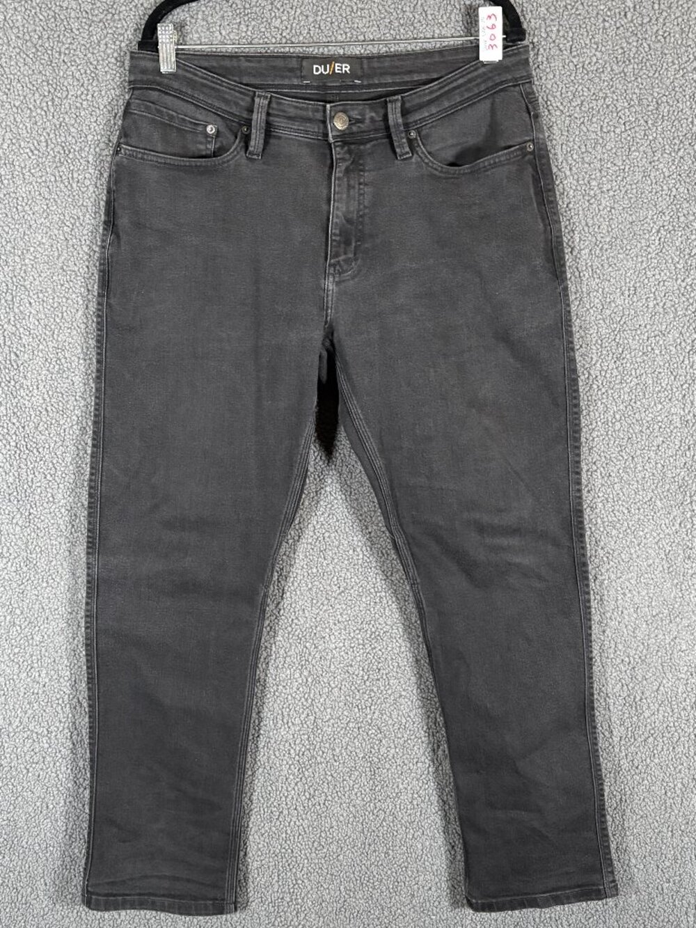 DU/ER Duer L2X Performance Relaxed Taper Jeans - Men's Size 34*30 - Black